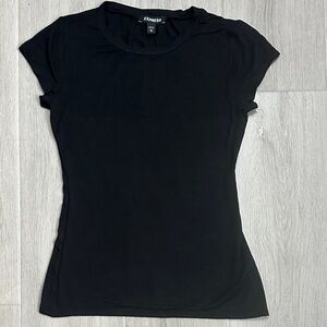 Express Women's Classic Black Short Sleeve Tee